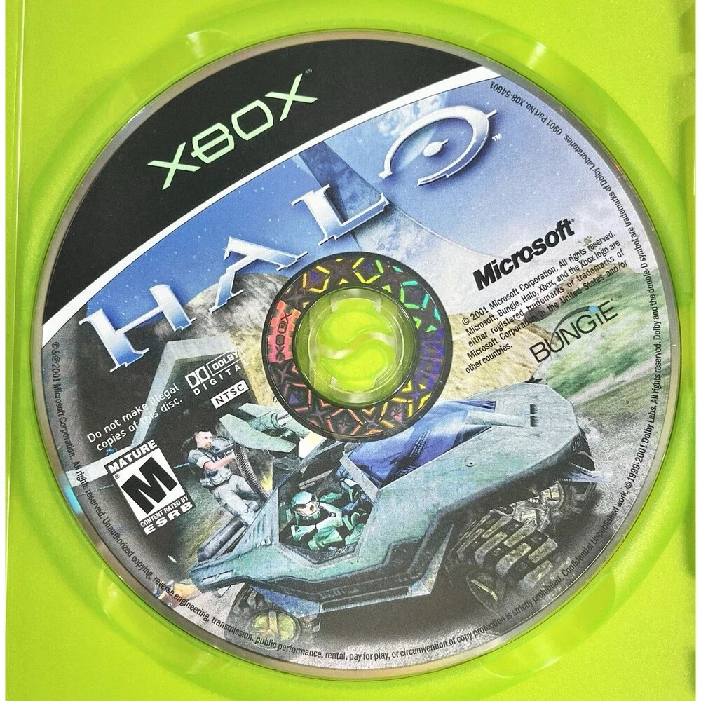 Halo Combat Evolved Game Of The Year Edition Microsoft Xbox 2001 Complete Tested